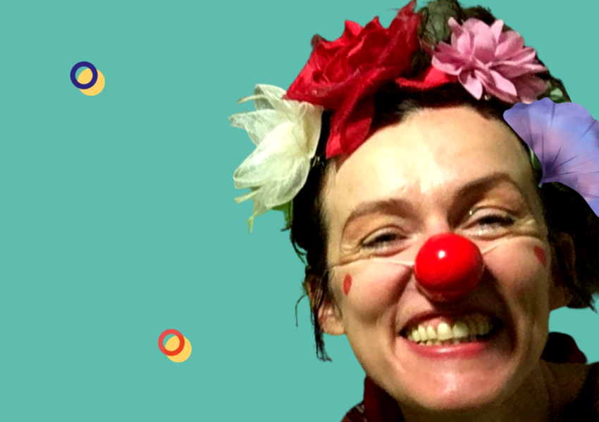 Portrait de la clowne Loca