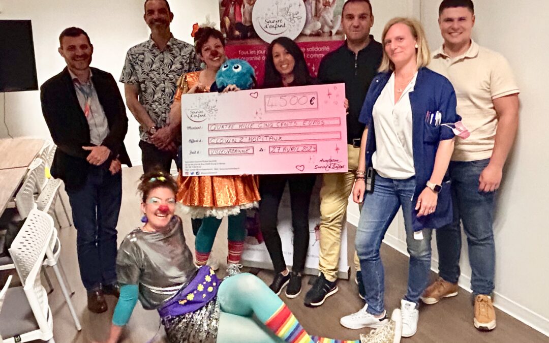 L&rsquo;association Sourire d&rsquo;Enfant continue à nous soutenir