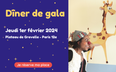 Le premier dîner de gala de Clowns Z&rsquo;hôpitaux
