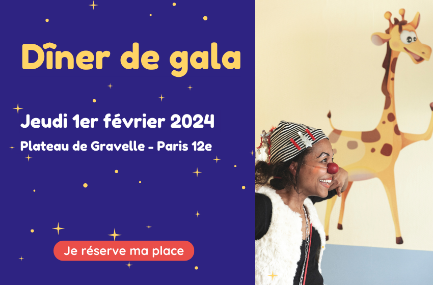 Le premier dîner de gala de Clowns Z&rsquo;hôpitaux